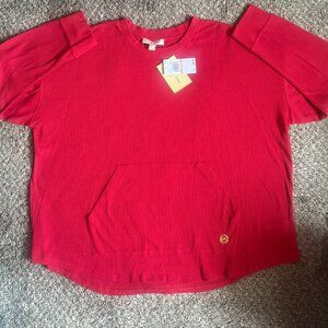 MICHAEL KORS CRIMSON RED PULLOVER SWEATER